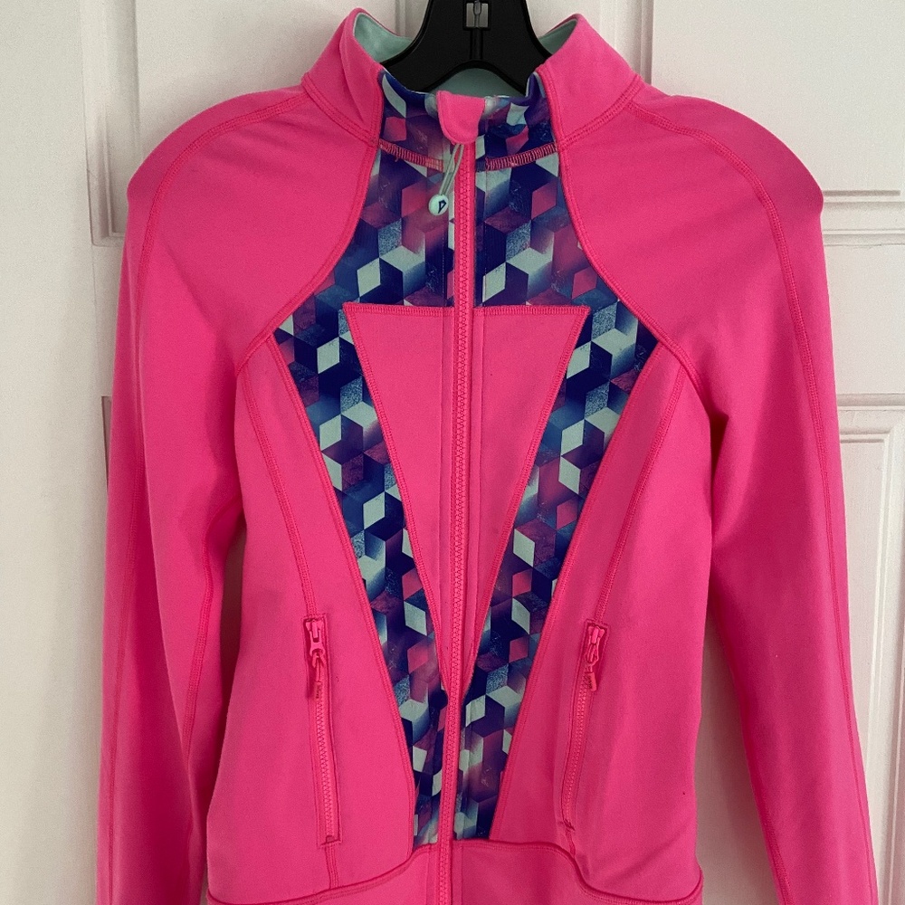 Ivivva by Lululemon Girls Pink Zip Up Jacket